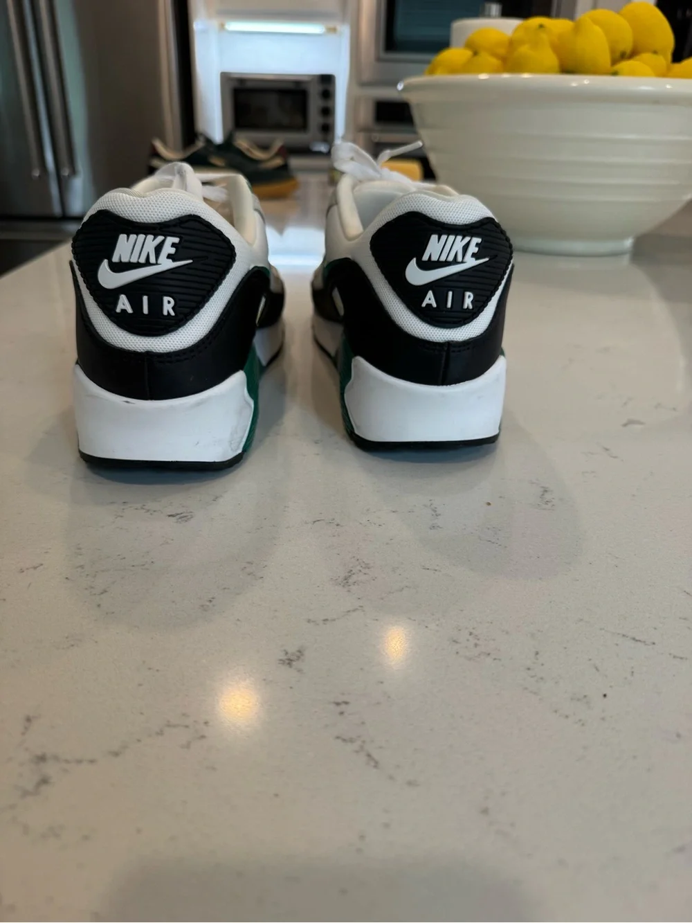Nike Air Max 90 Premium Men’s Sneakers in Black & Green